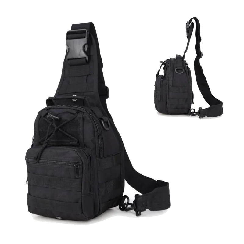 

Tactical Crossbody Bag Hiking Travel Backpack Cycling Pouch Military Camouflage Molle Chest Bag Outdoor Sport Shoulder Strap Bag