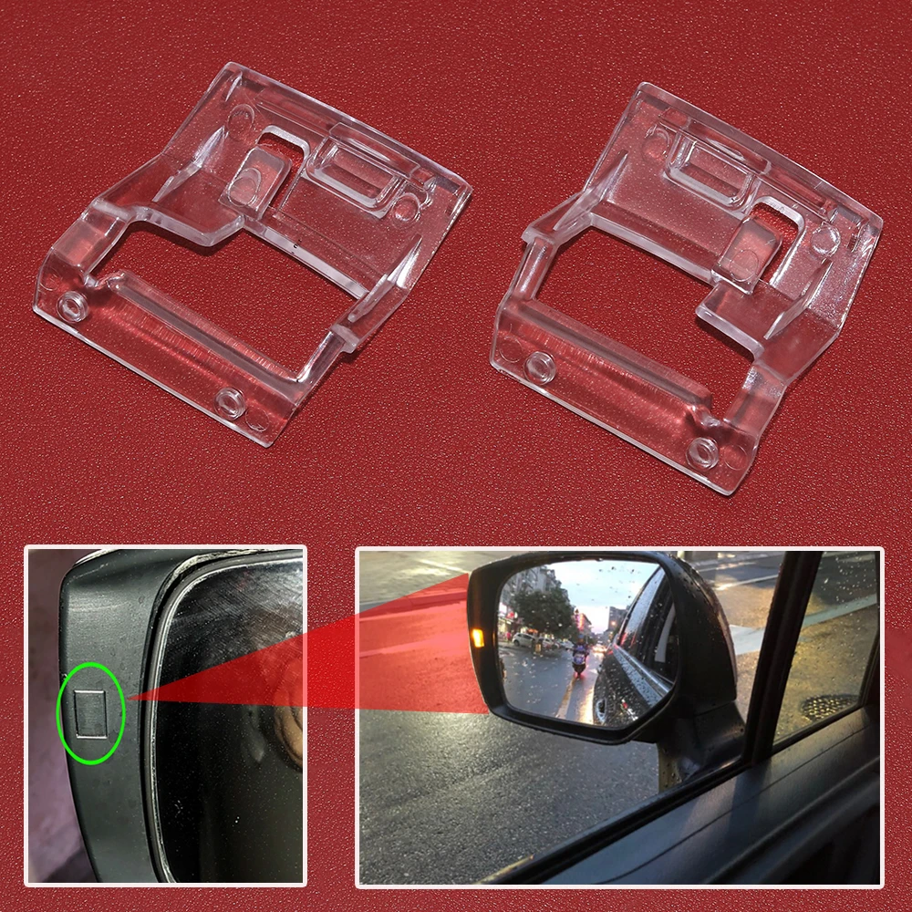 

JEAZEA 2X PC Clear Left Right Side Mirrors Assistant Turn Signal Light Indicators Lens Fit for Subaru WRX STI LEVORG Replacement