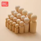 8 шт., деревянная кукла, 35-65 мм