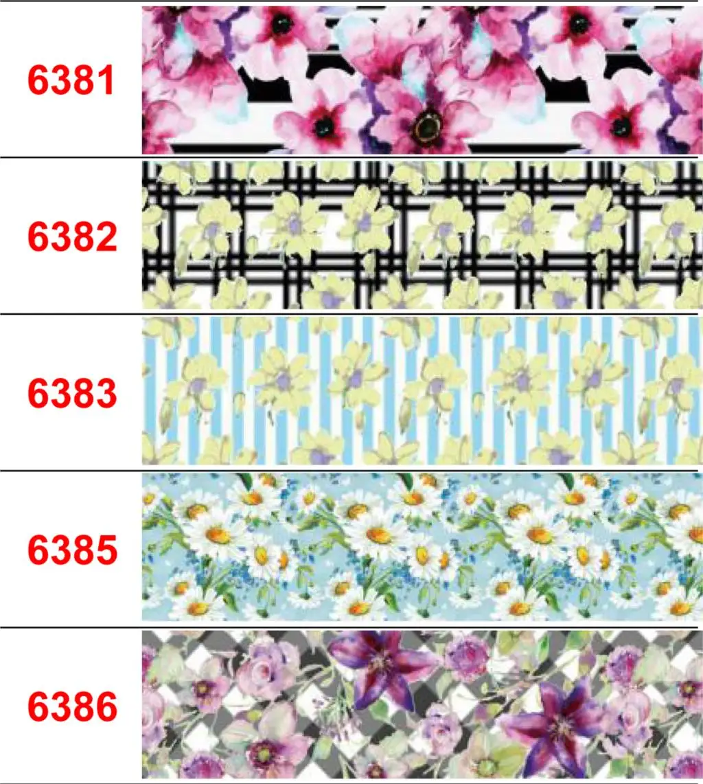 16 мм-75 мм ретро Цветочная серия с принтом корсажная/фоновая лента Подсолнух Роза