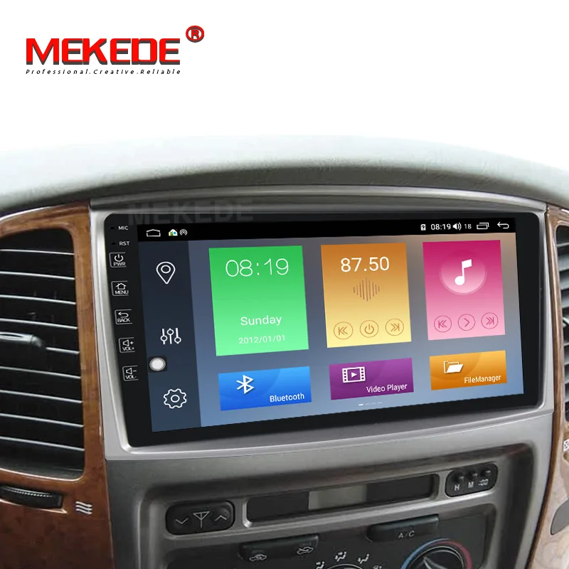 MEKEDE 4G LTE 2.5D IPS Split Screen 6+128G Android 10 Car DSP DVD Radio Player For Toyota Land cruiser 100 LC100 LC | Автомобили и
