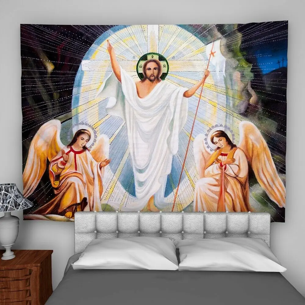 

Jesus Christ Wall Art Tapestry Uniqued Custom Bedroom Home Decoration