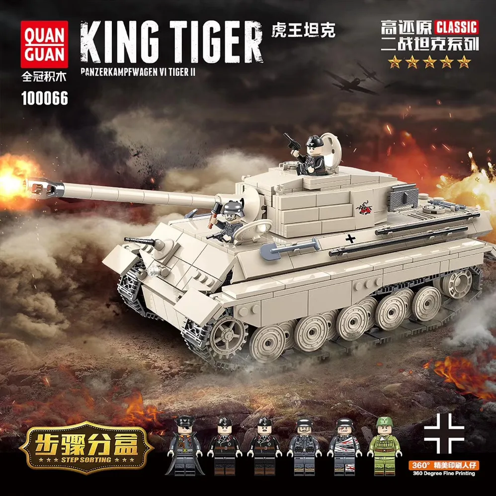 Военный Король тигр 131 IS 2M тяжелый танк KV 1 2 панзер LegoINGly Танк строительные блоки