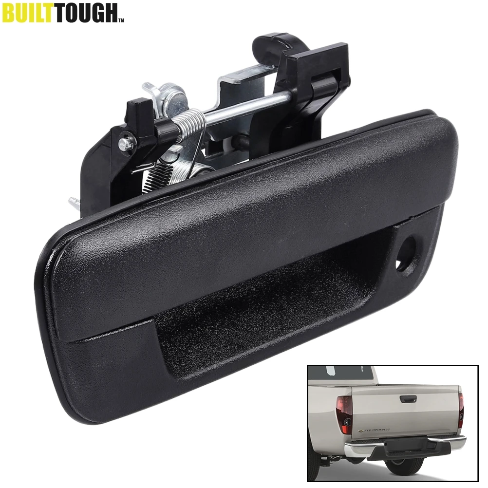 

Black Textured Tailgate Door Handle Rear Gate Handle GM1915118 for 2004-2012 Chevrolet Colorado GMC Canyon Pickup Truck