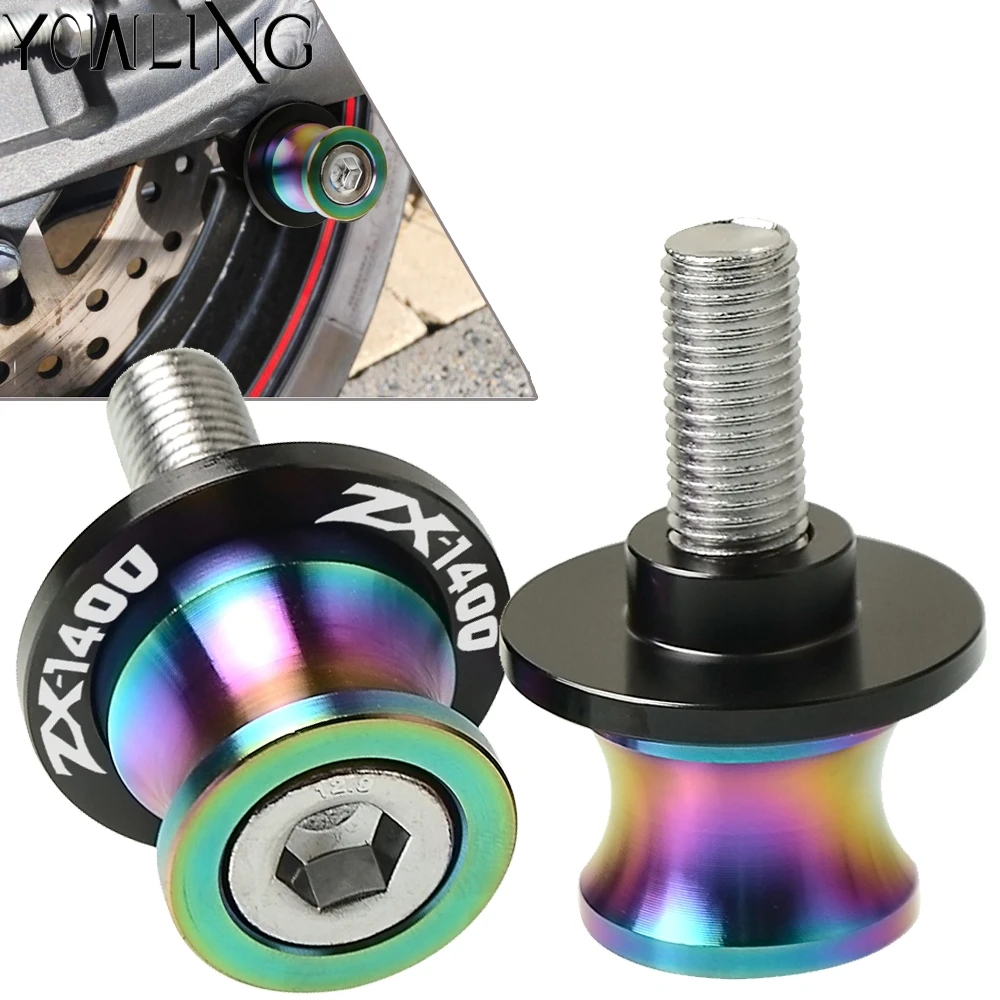 

Swingarm Stand Screws Motorcycle Swing Arm Spools Sliders bobbins FOR Kawasaki ZX1400 2009 2010 2011 2012 2013 2014 2015 2016