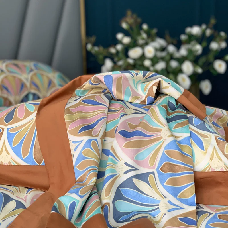 

Luxury 100% Egyptian Cotton Digital Printed Satin Bedding Set For Home Duvet Cover Pillowcase Flat Fitted Bed Linen Sheet Cover
