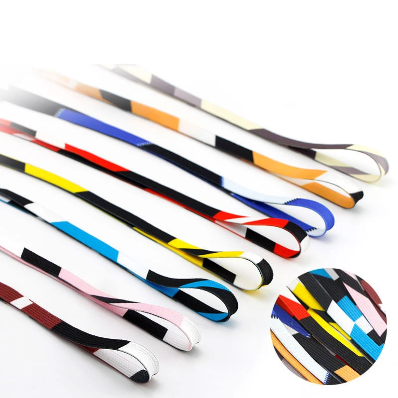 

1pair 120/140/160CM Shoelaces Sport Travel Shoelace Classic Jelly Stitching Color Flat Shoelaces for Sneakers laces