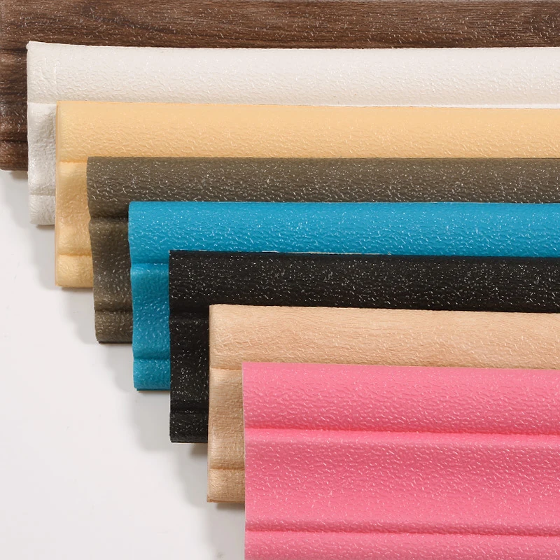 3D Self-Adhesive Foam Wall Stickers Decorative Waist Line Door Frame Edge Strip Wallpapers For Home Living Room Decoration | Дом и сад