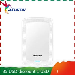 2tb high speed usb 3 2 gen 1 external hard drive disk 2 5 inch slim portable mini mobile storage disk 100 original adata free global shipping