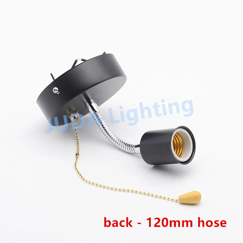 Потолочный навес в виде Розы с вытяжным переключателем на молнии и шлангом E27