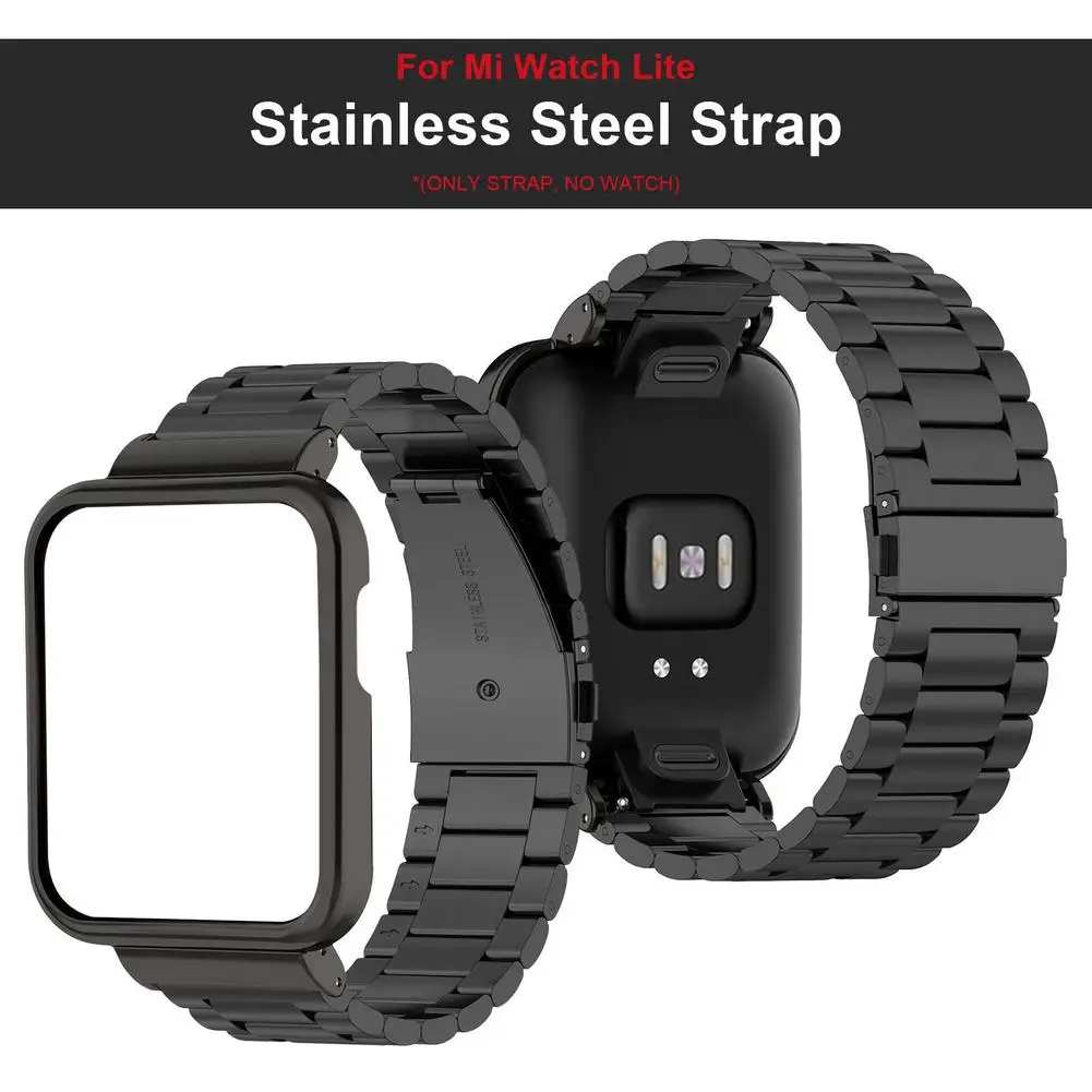 

Metal Strap For Xiao Mi Watch Lite/Redmi Wrist Band Bracelet Stainless Steel Sport Watchband Replacement Miband Wristband