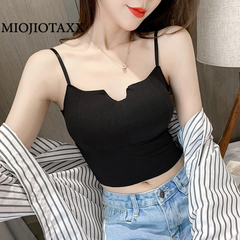 

Новинка 2022, Женский Летний жилет MIOJIOTAXX, сексуальный короткий жилет с открытой спиной и грудью, Y2k, топы с лямкой на шее, для спортзала