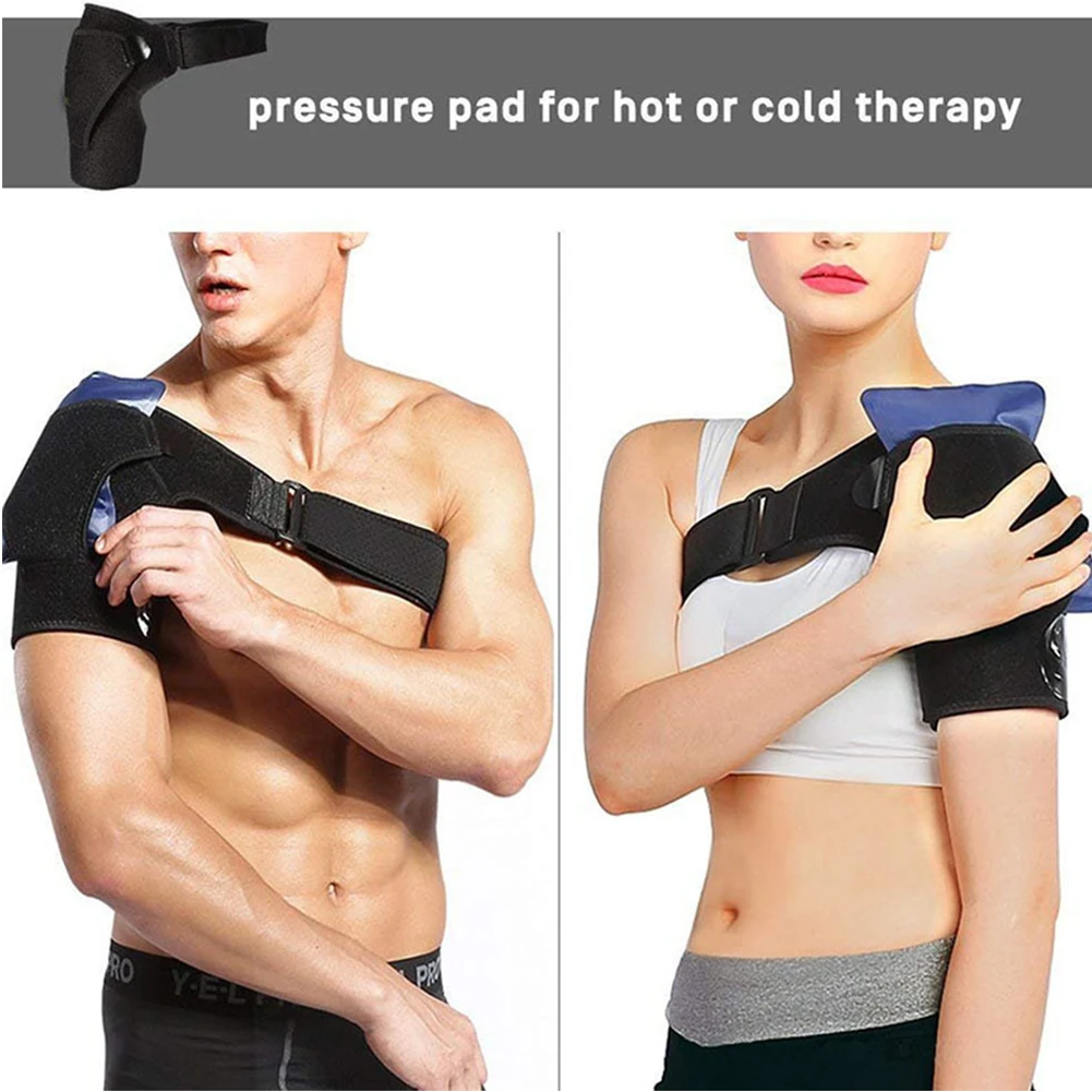 

Adjustable Shoulder Brace With Pressure Pad Neoprene Shoulder Support Shoulder Pain Ice Pack Shoulder Compression Sleeve