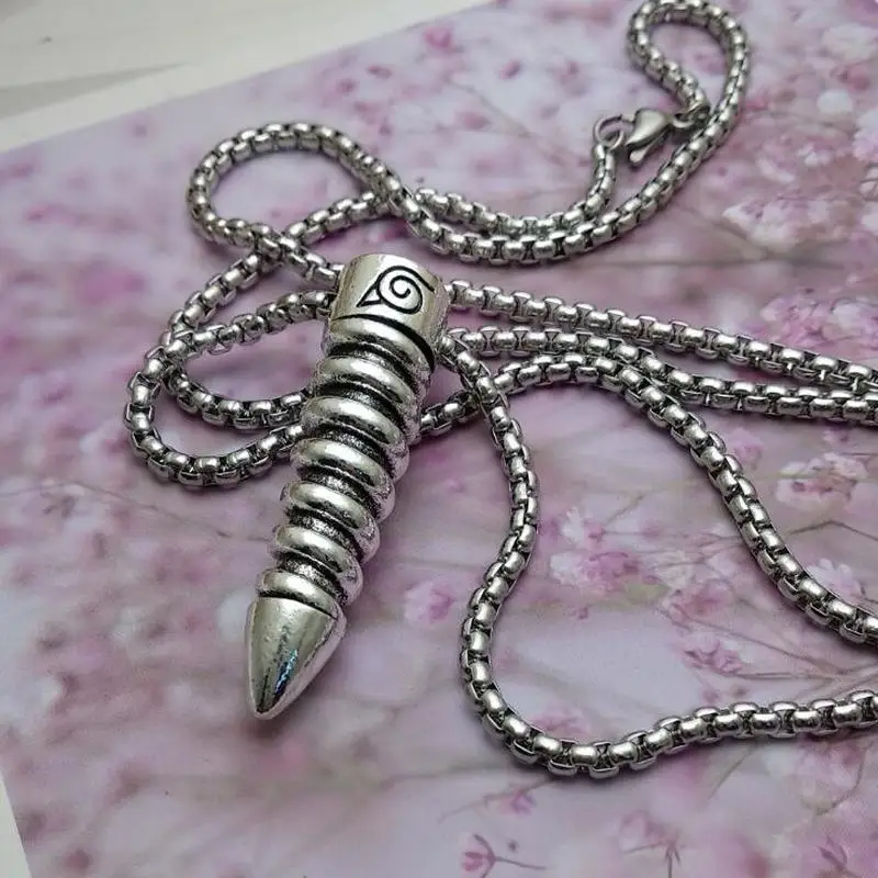 Периферическая цепочка из мультфильма удзумаки и боруто металлический кулон с