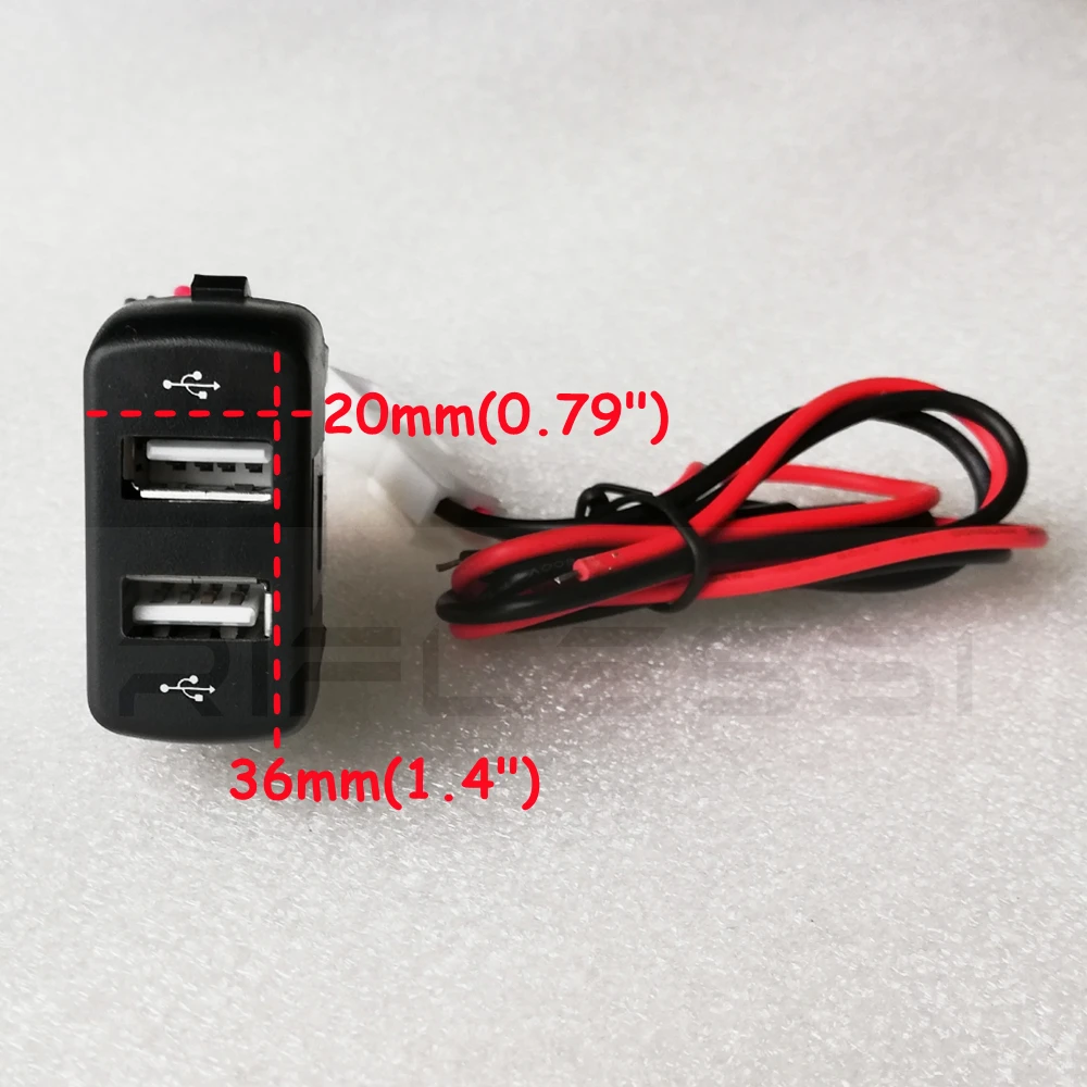 1 x dual usb car charger for scania truck g p r series lorry input dc 24v output dc 5v 2 1a2 1a free global shipping