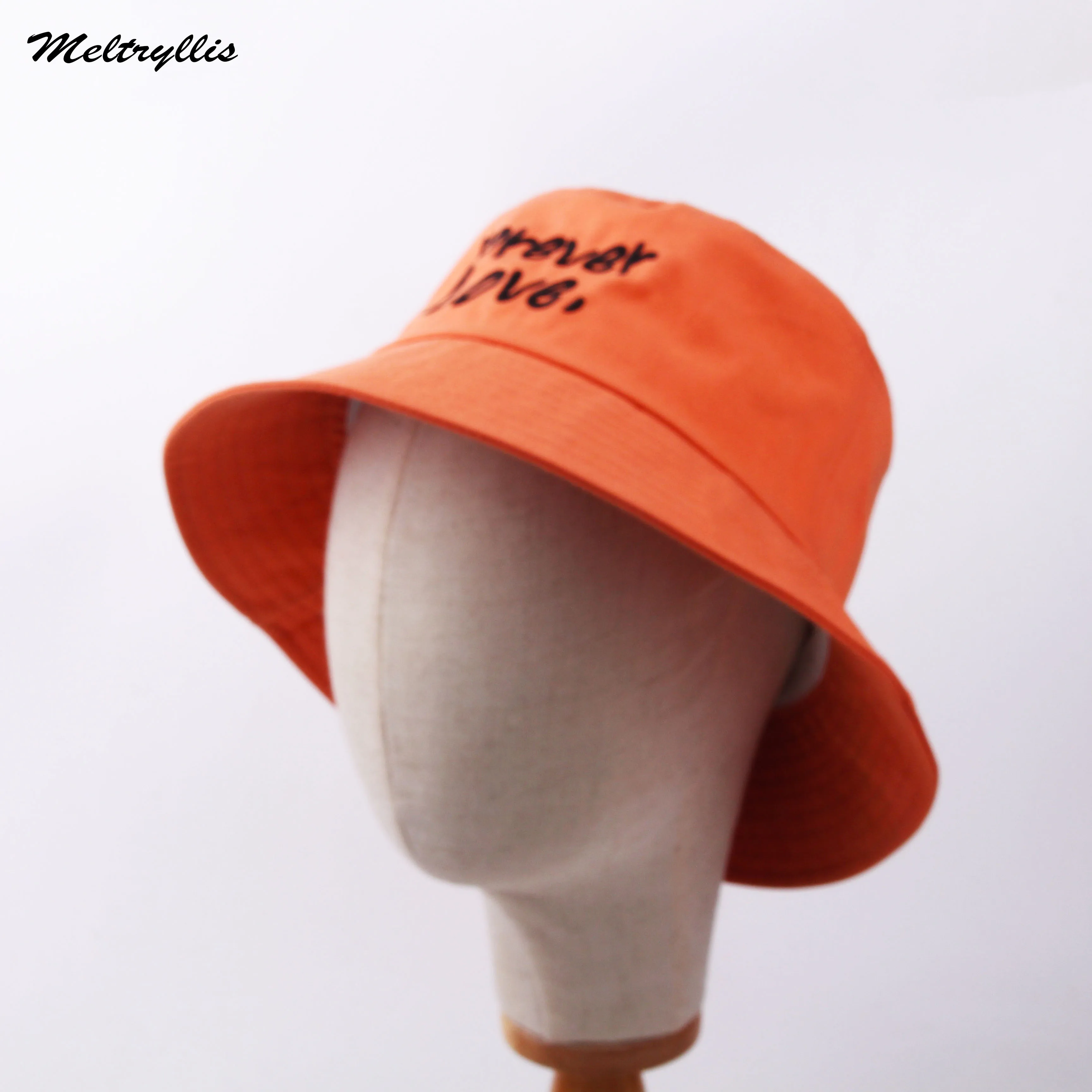 [Meltryllis] портативная Расслабляющая уличная Рыбацкая Кепка с простой вышивкой