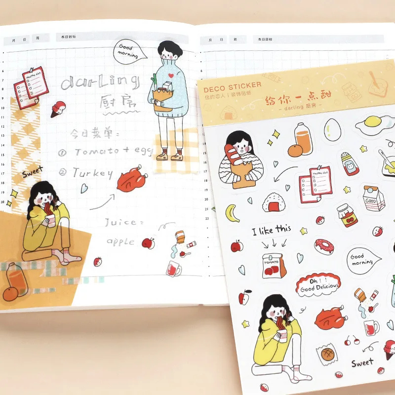 1 шт. декоративные наклейки в виде животных | Канцтовары для офиса и дома