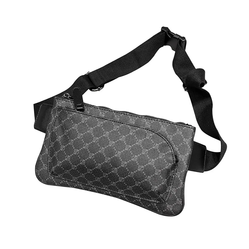 2021 designer purses crossbody belt bag fashion korean bum checkered waist packs luxury fanny pack men black chest | Багаж и сумки