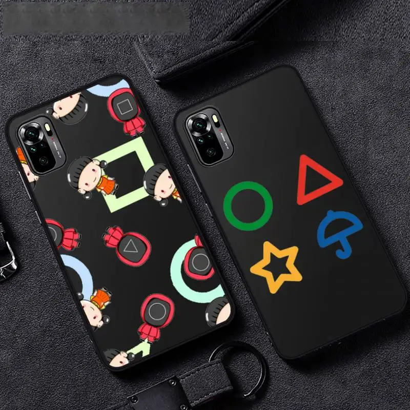 

Squid Game Phone Case For Huawei P20 P30 P40 Pro honor mate 7a 8a 9x 10i lite