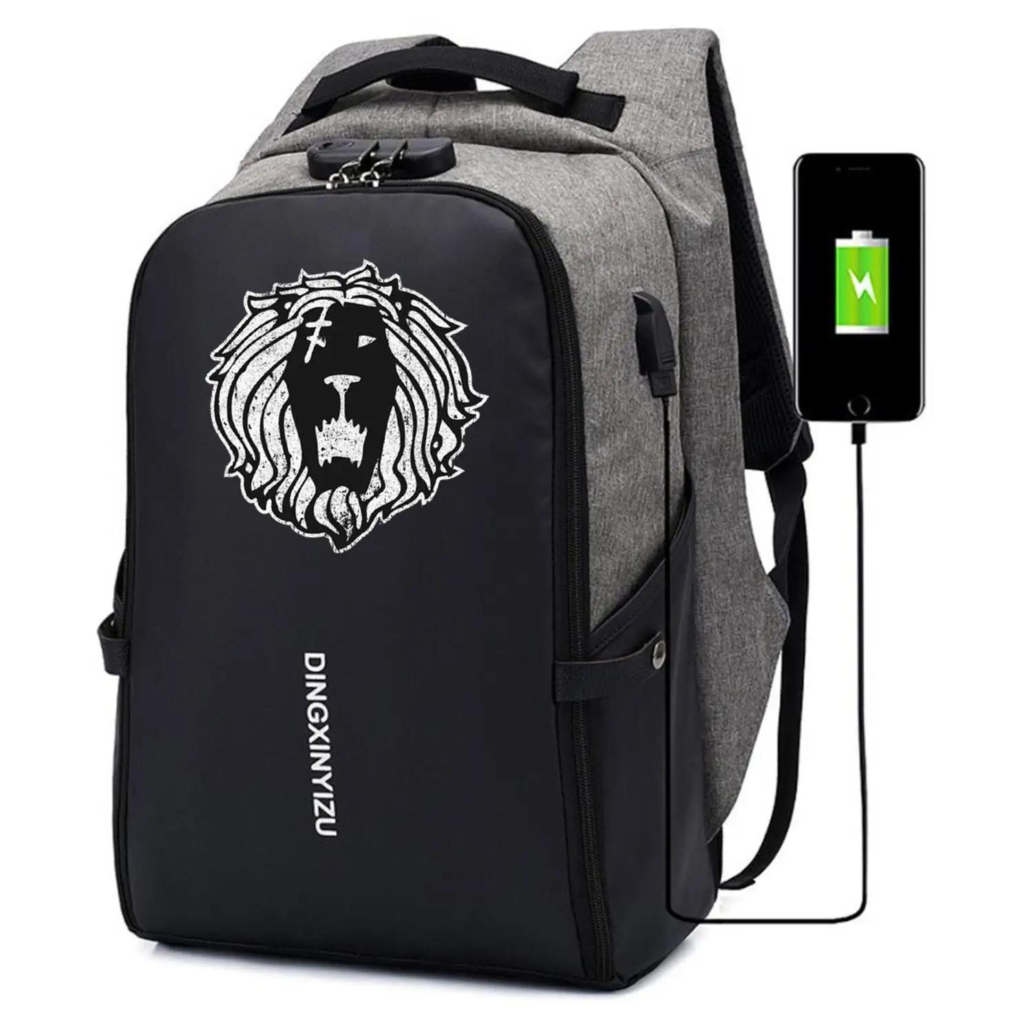 

anime The Seven Deadly Sins Backpack teenagers Travel Laptop backpack UNISEX Anti-theft USB Charging backpack student book Bags