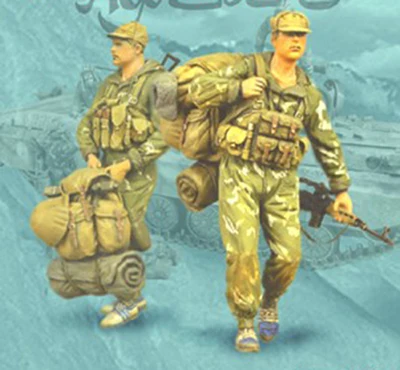 1/35 русские солдатики смолы фигуры Строительный набор | Игрушки и хобби