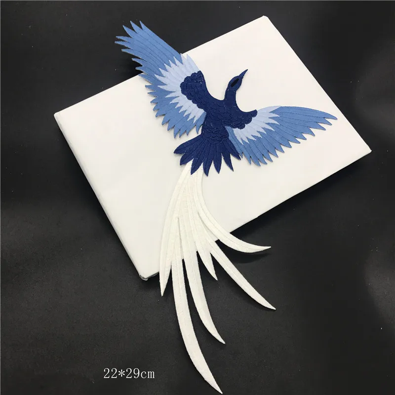 Металлическая переводная вышивка Phoenix железная наклейка для одежды