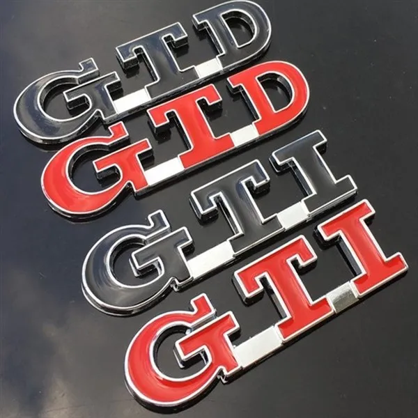 Автомобильный Стайлинг GTD значок GTI наклейка с эмблемой логотип для Volkswagen GOLF MK7 MK4