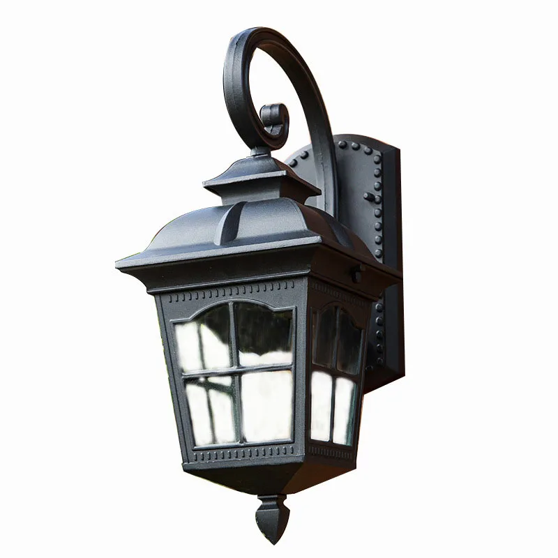 Продажа Уличный настенный светильник в европейском стиле, водонепроницаемый светильник для прохода, сада, балкона, виллы, американский Ретро, уличн...