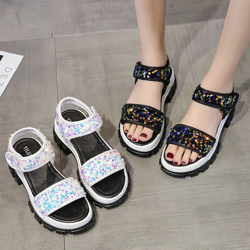 

Med Soft Fashion Womens Shoes 2021 Beige Heeled Sandals Clogs Wedge Bling Bling Medium Luxury New Black Platform Bright Sports G