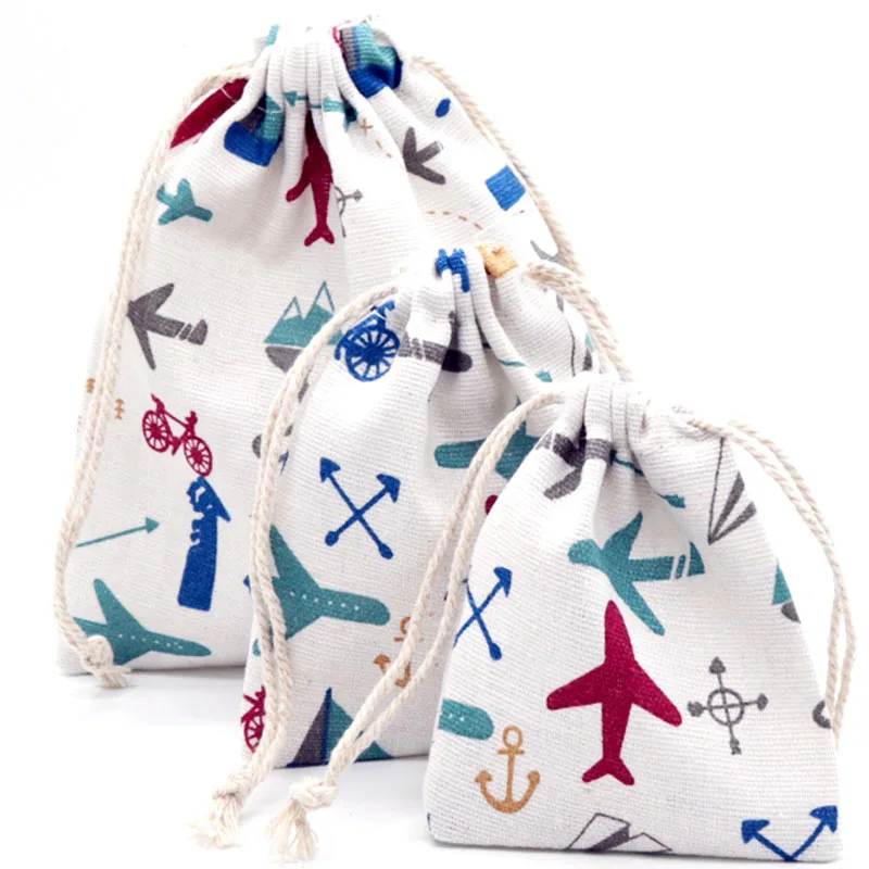 Самолет постельное белье с мультяшным рисунком подарочные пакеты для украшений