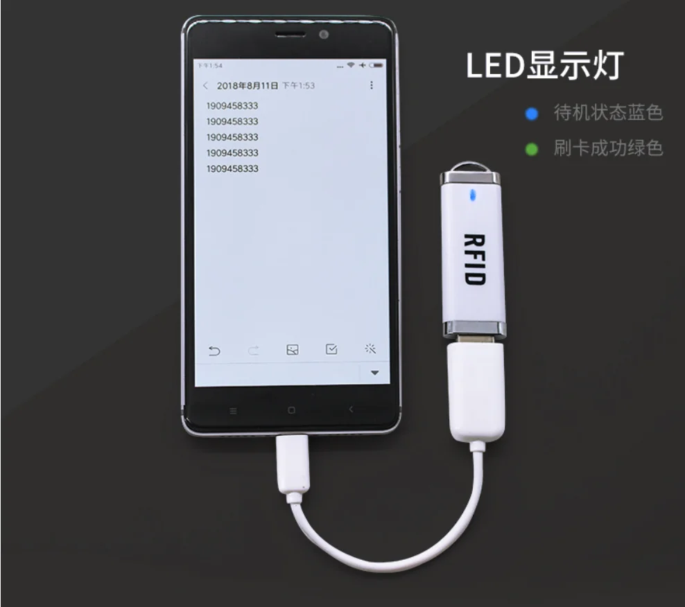Портативный MINI USB RFID IC кард ридер для ID Карты 13 56 МГц 125 кГц и штекер не драйвер