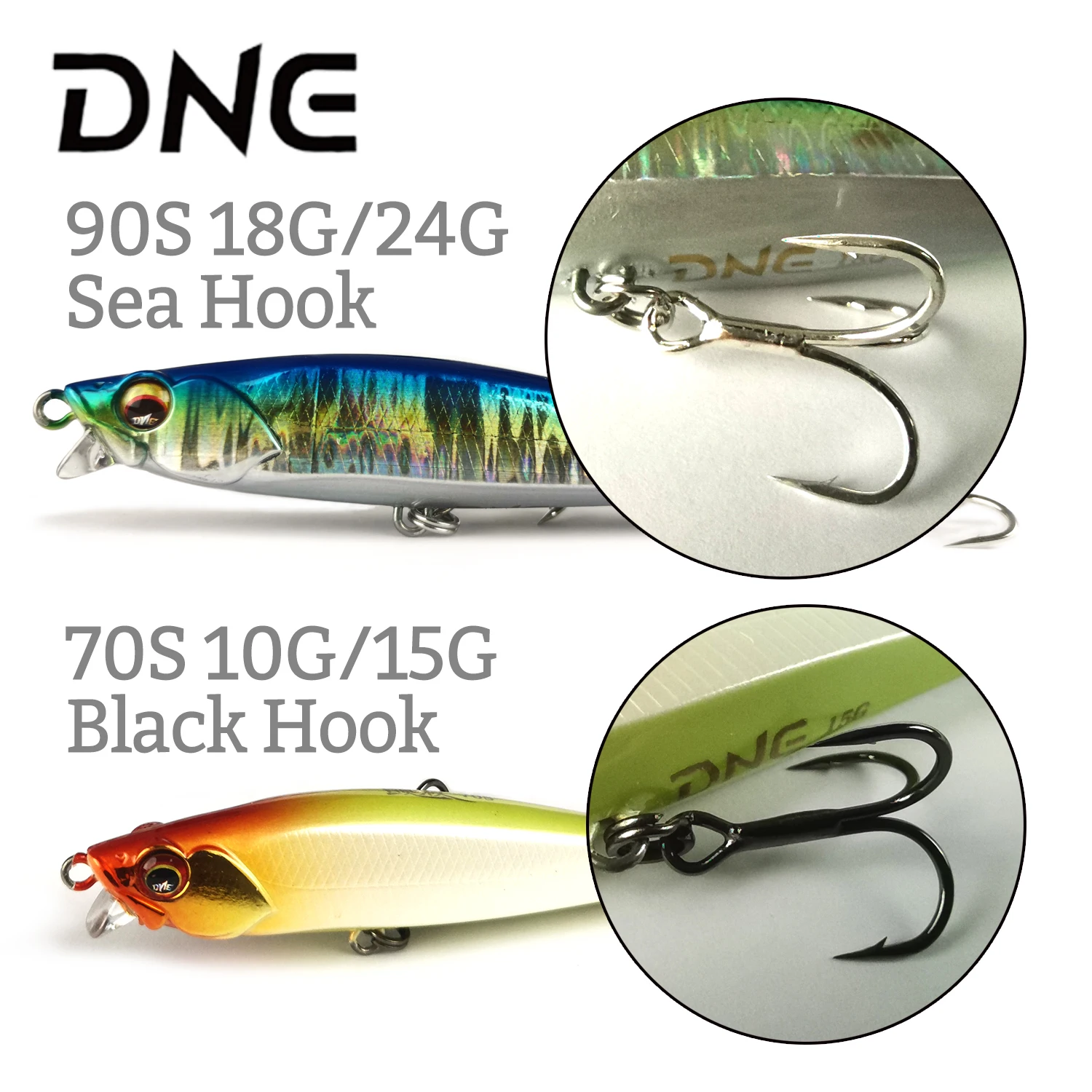 2020 Новый DNE 10g 15g 18g 24g TREMOR рыболовные приманки воблер Fishing Minnow приманка