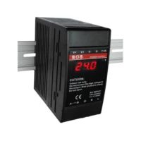 5v 12v 24v 20w 24w 35w 50w 60w 90w 100w plc din rail power supply ac dc regulated constant digital voltage display