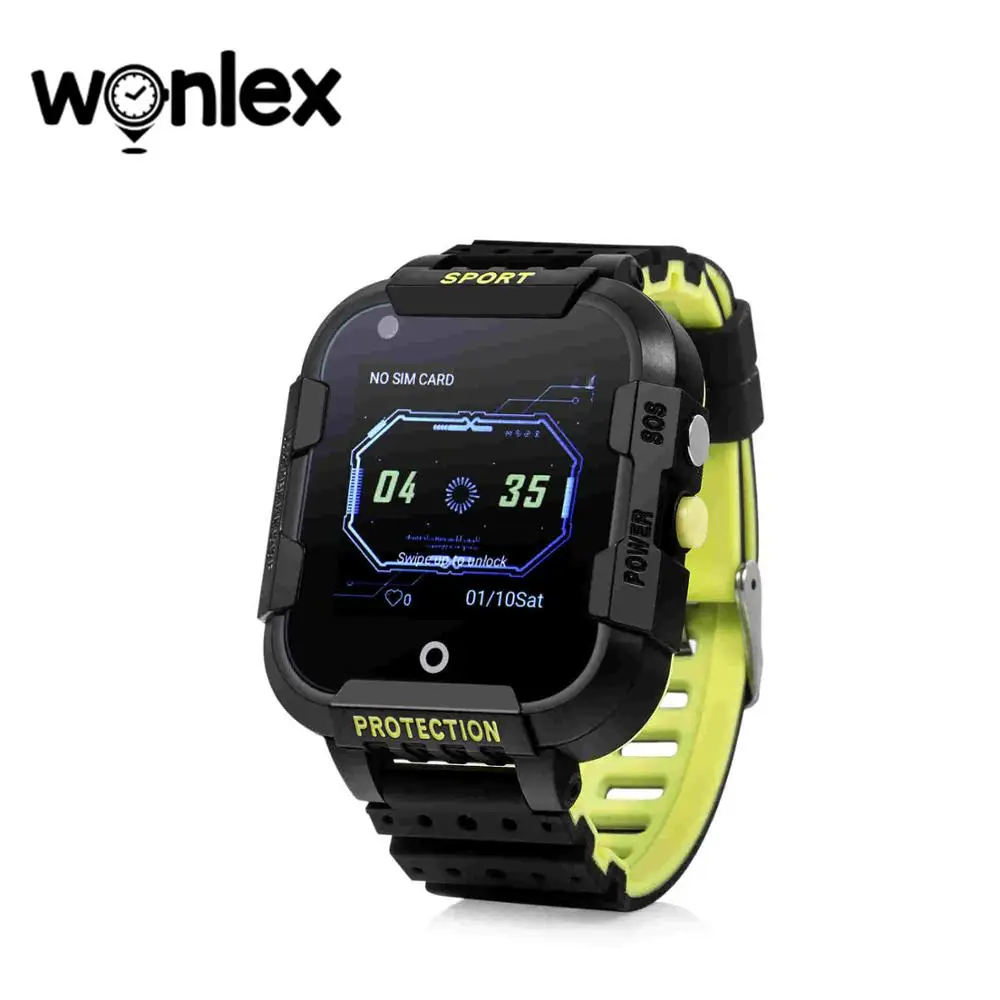 Wonlex новая модель KT12 Android GPS/WIFI SOS водонепроницаемые IP67 Смарт часы для плавания с
