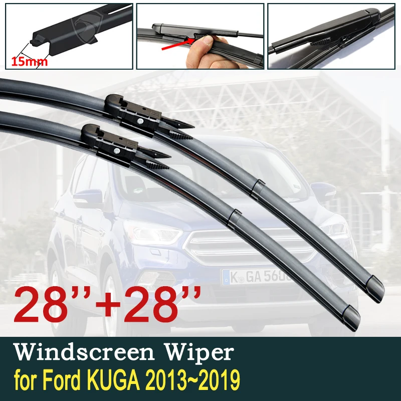 Для Ford KUGA 2013 ~ 2019 Mk2 2014 2015 2016 2017 2018 щетки стеклоочистителя для автомобиля Escape