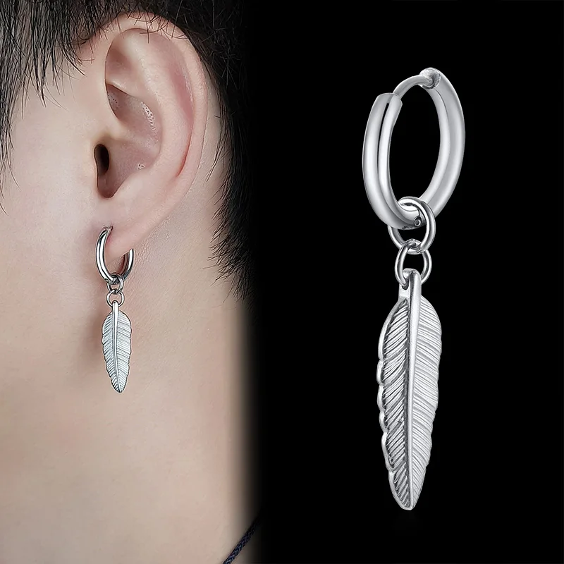 

1 Piece Cool Conical Spike Shaped Dangle Earrings for Men Women Punk Geometric Ear Jewelry Never Fade Spring Ear Clip Jewelry