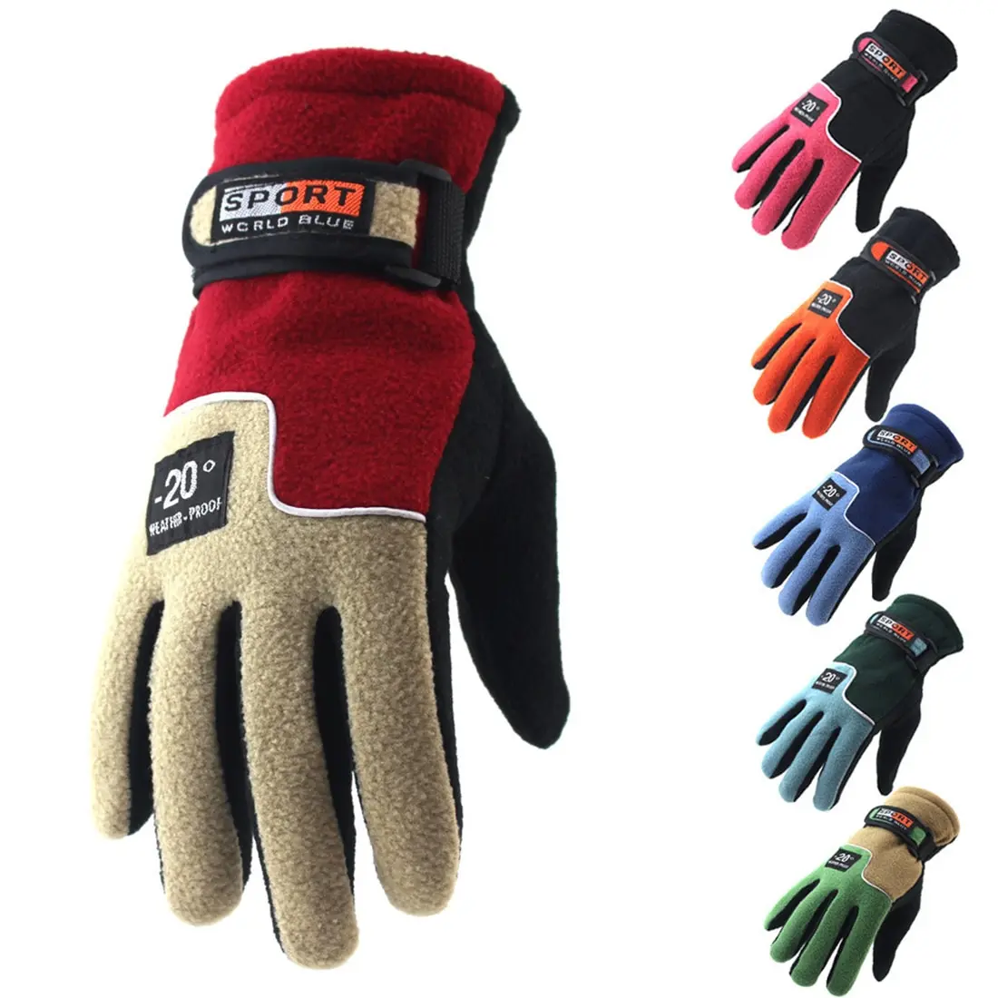 

Winter New Finger Cycling Gloves Windproof Bicycle Riding Gloves Thickened Warm Road Mountain Bike Sports Gloves Thickened Warm