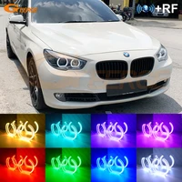 for bmw 5 series gt f07 2009 2010 2011 2012 2013 rf remote bluetooth app dtm m4 style multi color rgb led angel eyes day light