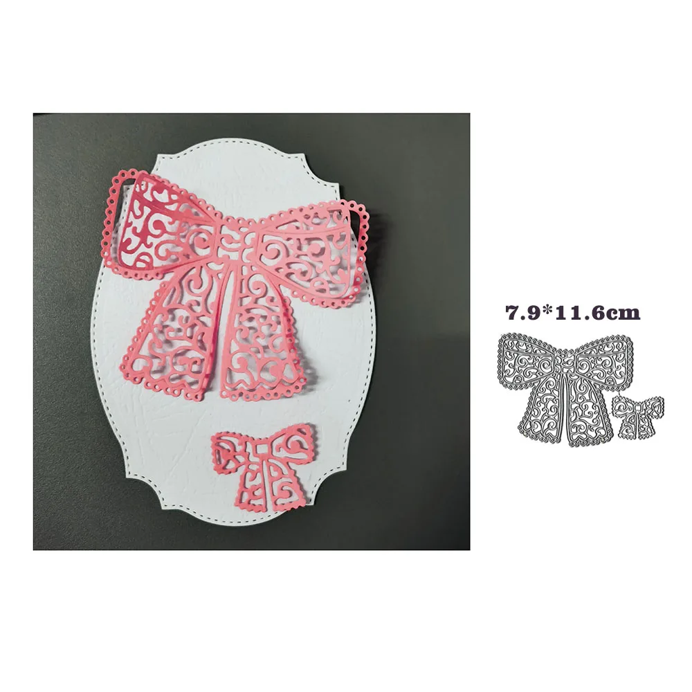 Формы с бантом 2021 металлические штампы зеркальные штампы тиснение Папка форма Сделай Сам Diecut шаблоны для рукоделия