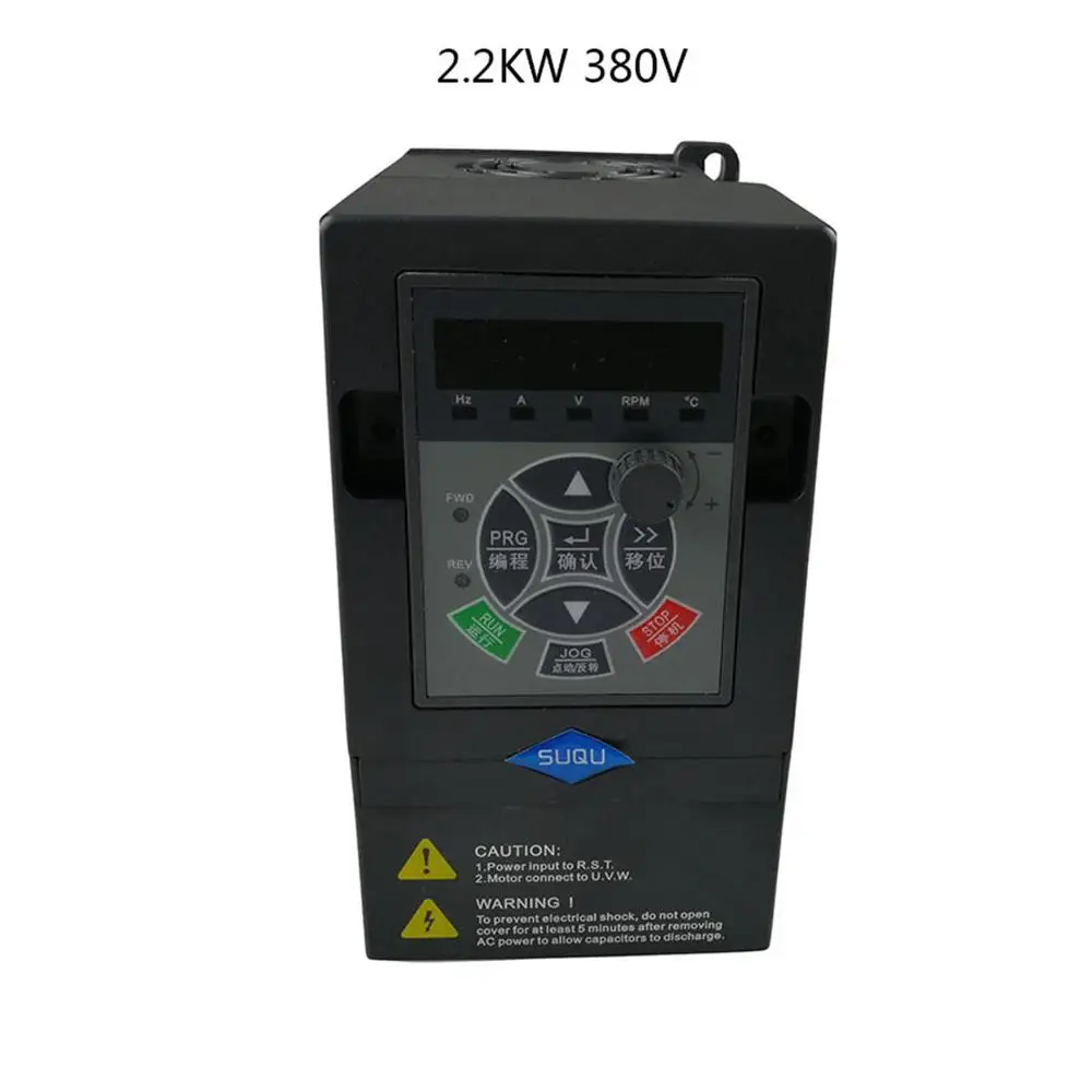 black 2.2KW 380V 380 В одиночный в три выхода общий преобразователь частоты 0,75 кВт 2.2квт 1.5кВт VFD инвертор преобразователь частоты переменная частота - Цвет: black 2.2KW 380V
