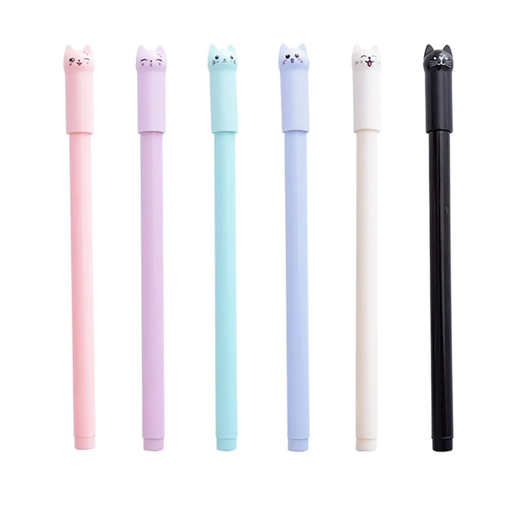 Стираемая гелевая ручка 35 @ с мультяшными животными 0 5 мм милая панда кошка