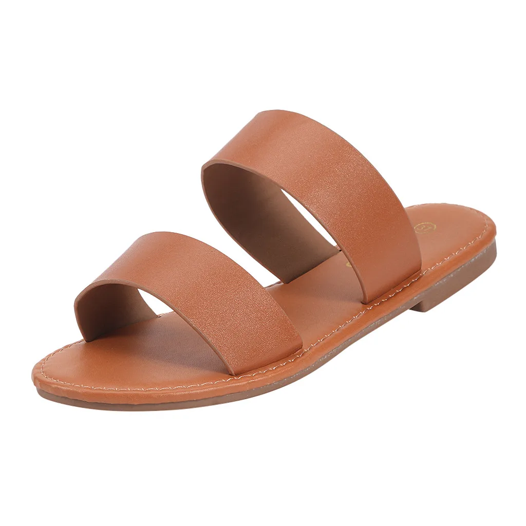 Женская обувь Женские летние сандалии Коллекция 2020 года Римские шлепанцы на