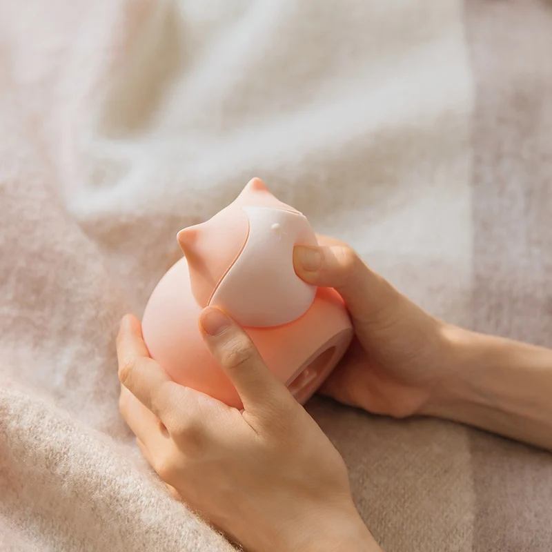 Двойное использование многоразовый мультяшный Кот ручная грелка