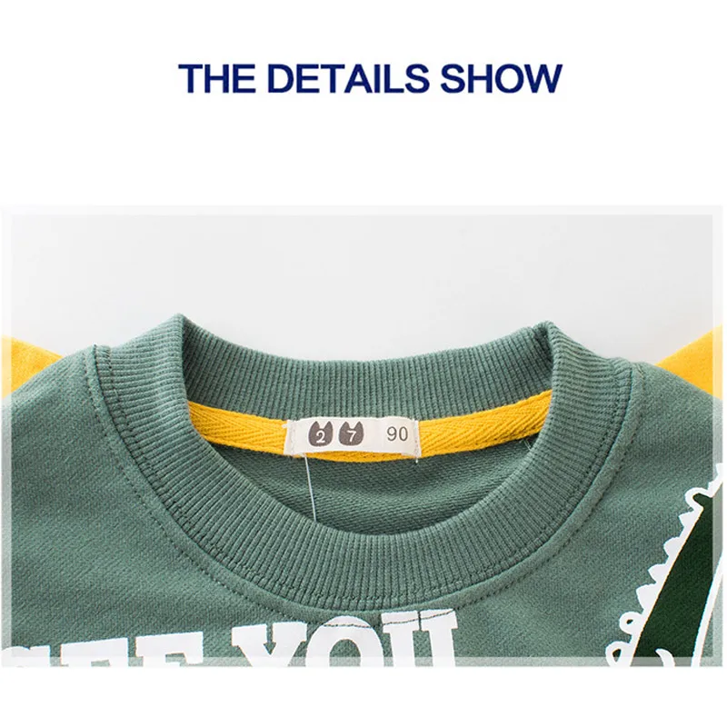 Детские футболки с длинными рукавами толстовка для мальчиков топы девочек