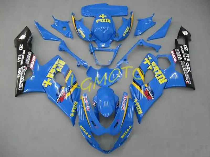 

New ABS injection motorcycle blue black Fairing body Kits 100% Fit For SUZUKI bodywork GSXR1000 K5 2005-2006 GSXR 1000 K5 05-06