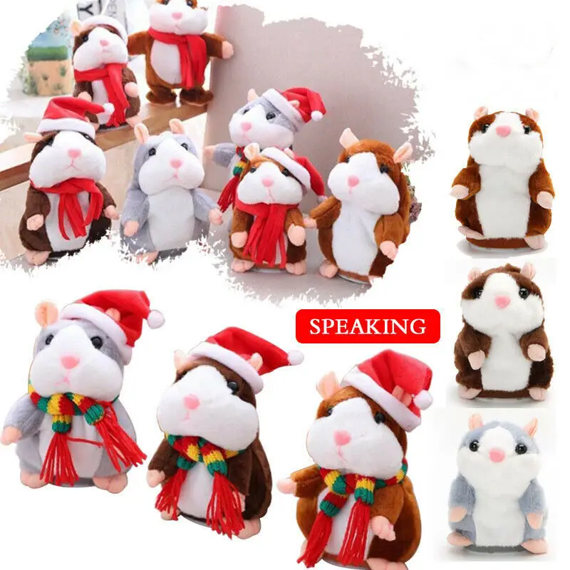 Милый нежный хомяк повторяет что вы говорите электронный питомец говорящая