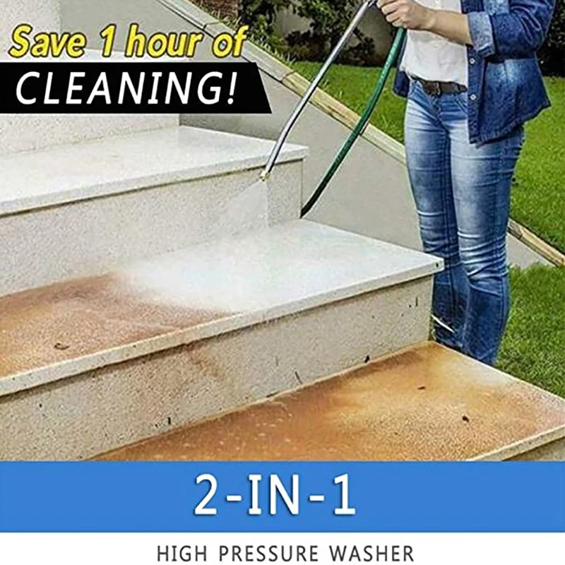 

2In1 Car High Pressure Washer Jet Clean High Impact Washing Wand Water Spray Washer Garden Irrigation Washing Tools