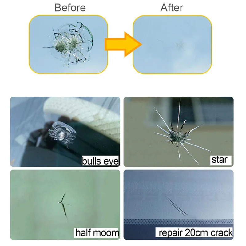 

Windshield Repair Kits Car Window Repair Tools Windscreen Glass Scratch Crack Restore Window Screen Polishing Car-styling