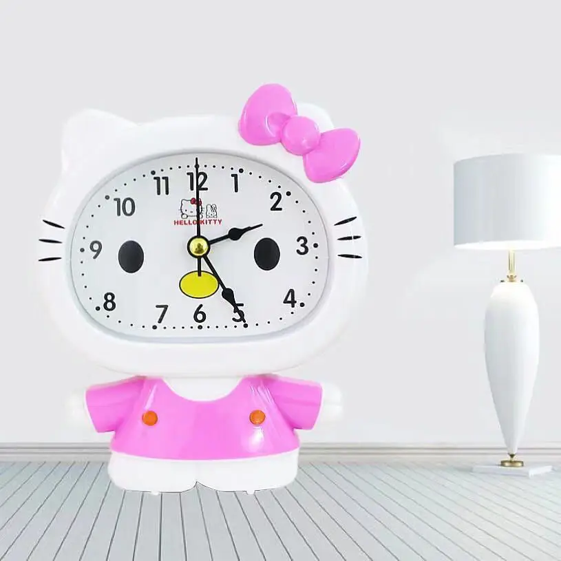 Будильник Hello Kitty Мультипликационный супер громкий для студенческого общежития