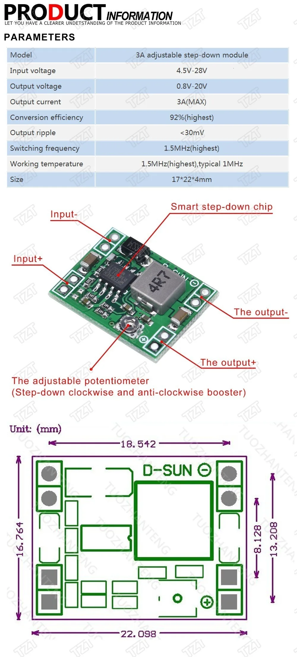 Высокое качество 3A Регулируемый DC-DC LM2596 LM2596S вход 4 V-35 V Выход 1,23 V-30 В постоянного тока dc понижающий Питание Регулятор модуль